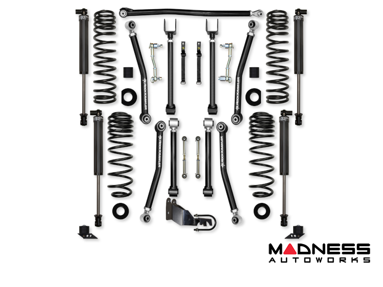 Jeep Wrangler JL Lift Kit - Rock Krawler - Adventure X - Stage 1 - `21-`25 Jeep Wrangler JL Lift Kit - Rock Krawler - Adventure X - Stage 1 - `21-`25